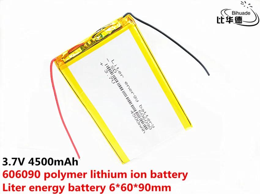 3.7 v 606090 4500mAh litiu polimer baterie li-ion baterie reîncărcabilă Cu PCB Pentru GPS Tableta DVD PAD MIJLOCUL Camerei Putere Banca