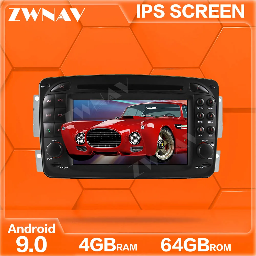 Android 9.0 Auto Multimedia Player Pentru Benz Vaneo Viano Vito C-W203 CLK-W209 C209 G-W463 GPS Navi Audio Radio stereo BT unitatea de cap