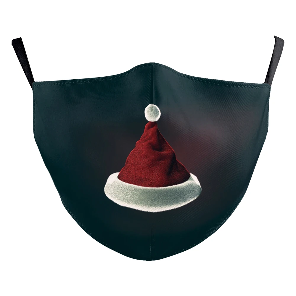 Xmas Cadouri Copii Tipărite Măști Crăciun Fericit Masca Adult Protecție PM2.5 Filtre Masca De Fata Lavabil Gura Închis Capacul