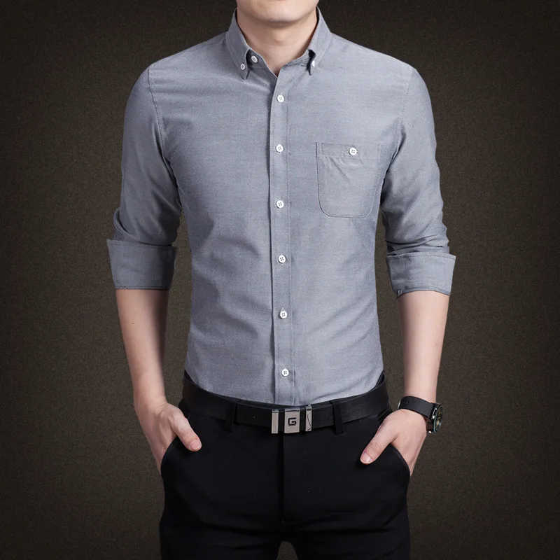 2020 Primăvară-Vară Oameni Noi culori Bomboane Camasa Brand de Moda Casual, Office Camasa Slim Om camisa masculina Tricou cu Maneci Lungi