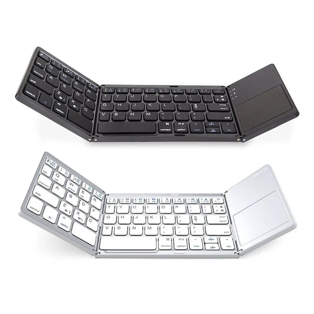 Mini Folding Touch Mouse, Tastatură fără Fir Bluetooth Tastatura Cu Touchpad Pentru Laptop-uri, Tablet Pc-ul ipad, Android și ios Telefoane Mobile