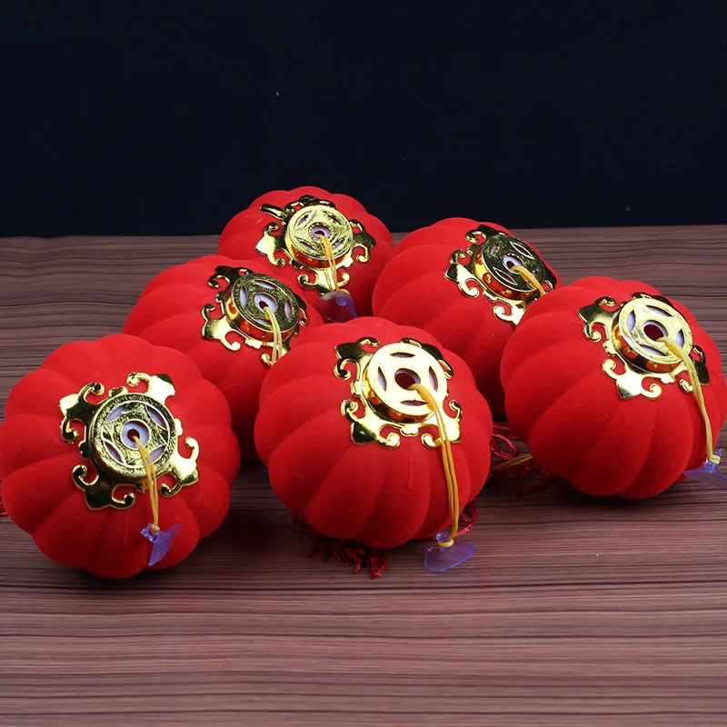 Destul de (25pcs/pachet) Roșu Lanterne Chinezești Tradiționale,Festivalul/ Nunta/ Petrecere Decoratiuni/petrecerea Mini Layout Felinar