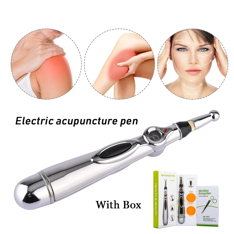 Electronice Acupunctura Pen Stimulator Terapie Magnet Acupoint Masaj Acupunctura Cu Laser Pen Masaj Corporal De Energie Pen Relief Durere