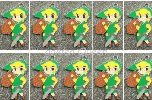 20buc Desene animate Anime Japoneze Zelda Metal Farmecul Cheie lanț colier cu Pandantive Bijuterii DIY Face Accesorii pentru Telefoane Mobile