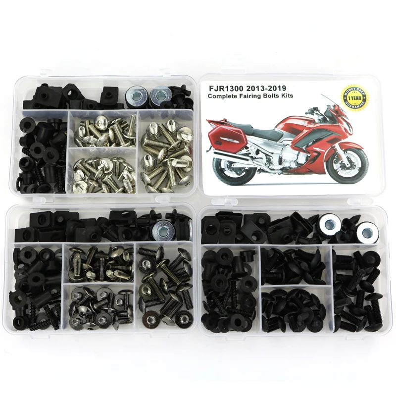 Potrivit Pentru Yamaha FJR1300 2013-2019 Carenaj Complet Șuruburile Kit Acoperă Șuruburile Motocicleta Complet Carenaj Clipuri Nuci Șuruburi din Oțel