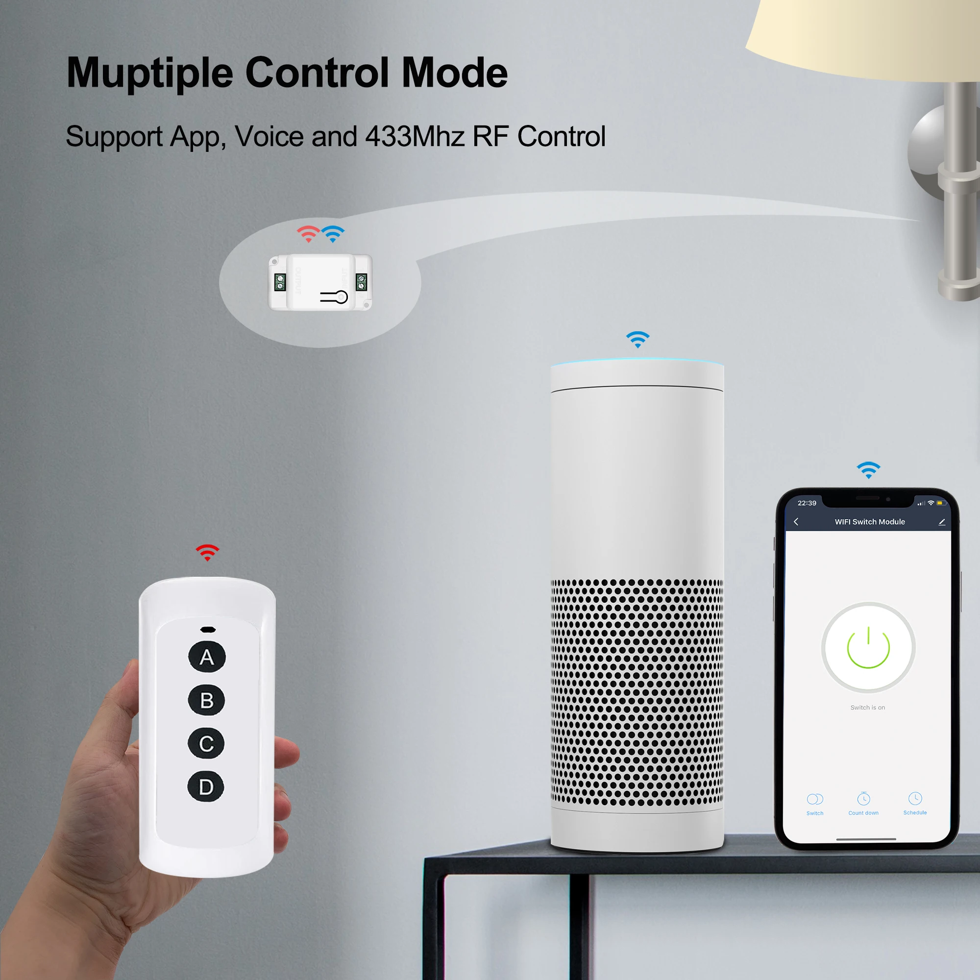 Wifi RF Inteligent DIY Comutator de Lumină Tuya de Viață Inteligentă App Voce de Sincronizare de la Distanță de Control Acasă Inteligent de Automatizare Modulul Wokrs Cu Alexa