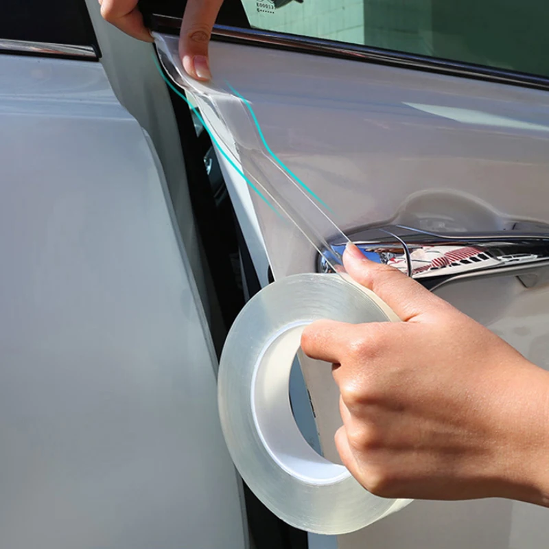 Autocolante Auto Auto Interior Protector De Film Door Edge Protector Nano Lipici Portbagaj Pragului De Ușă Corp Plin Autocolant Vinil Accesorii