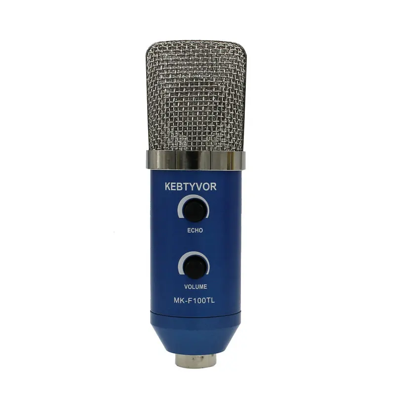 MK-F100TL USB 2.0 Condensator de Înregistrare a Sunetului de Procesare Audio cu Fir Microfon cu Stativ pentru Radio Braodcasting KTV Karaoke
