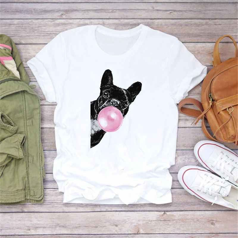 LUSLOS 2020 Femei T Shirt Alpaca Bule Fete Tricou de Imprimare Maneca Scurta Femei T-shirt Doamnelor Fete T-shirt Kawaii