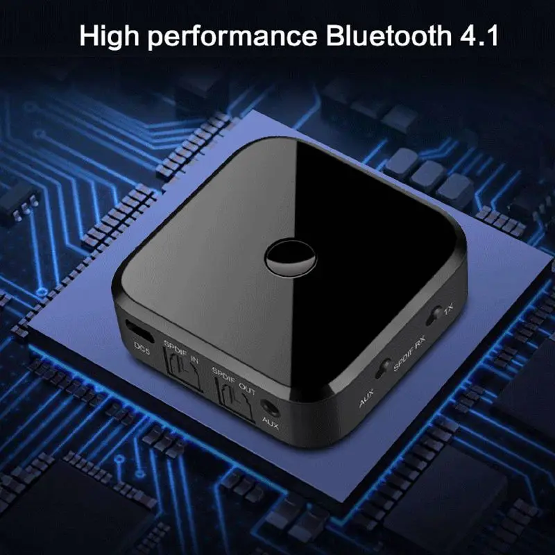 Dual Link-ul de Bluetooth 5.0 o Transmițător Receptor Aptx Low Latency 3.5 mm SPDIF Acasă TV de Muzică Wireless Adapter