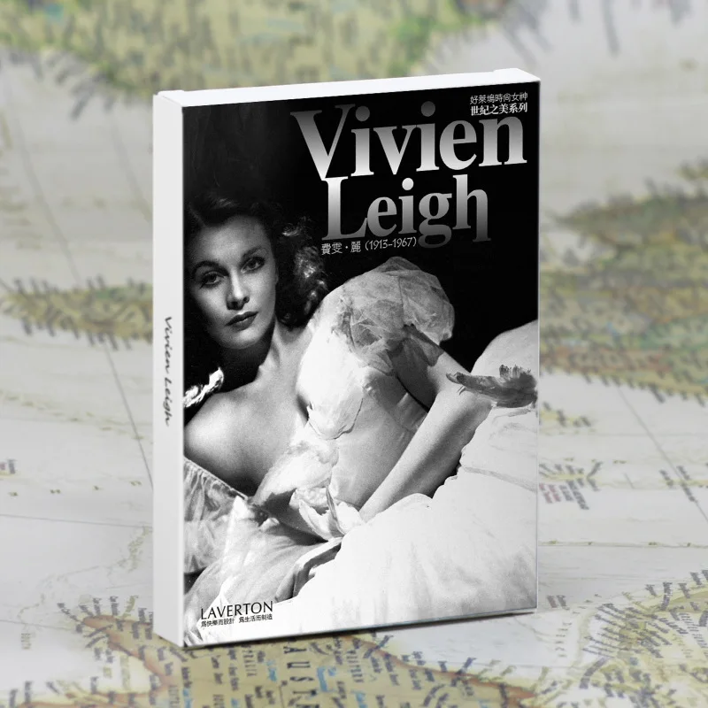 30sheets/LOT Vivien Leigh carte Poștală /Felicitare/Carte de dorinta/Moda Cadou