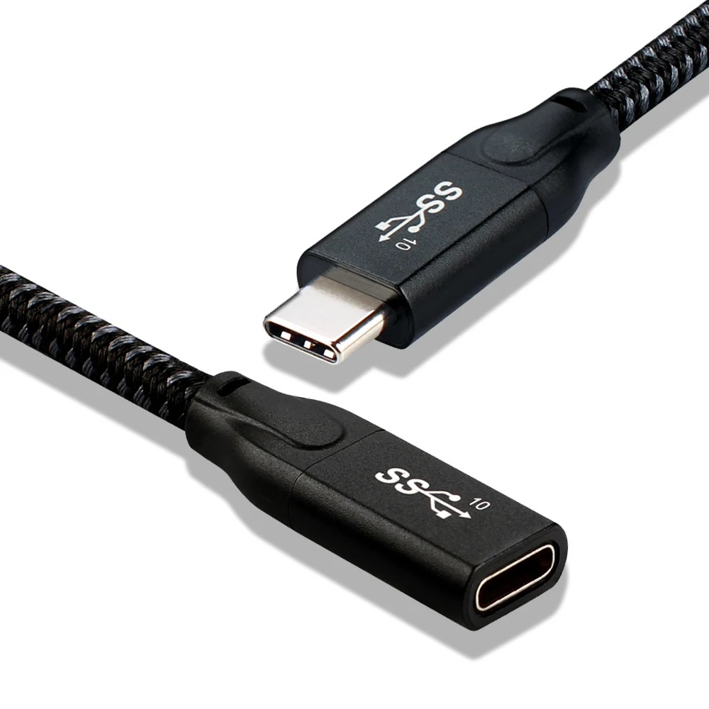 USB C Cablu de Extensie de Tip C 3.1 Gen 2 de sex Feminin la Masculin 5A Încărcare Rapidă Cablu Pentru Macbook Pro Thunderbolt 3 USBC Date de Sârmă Extender