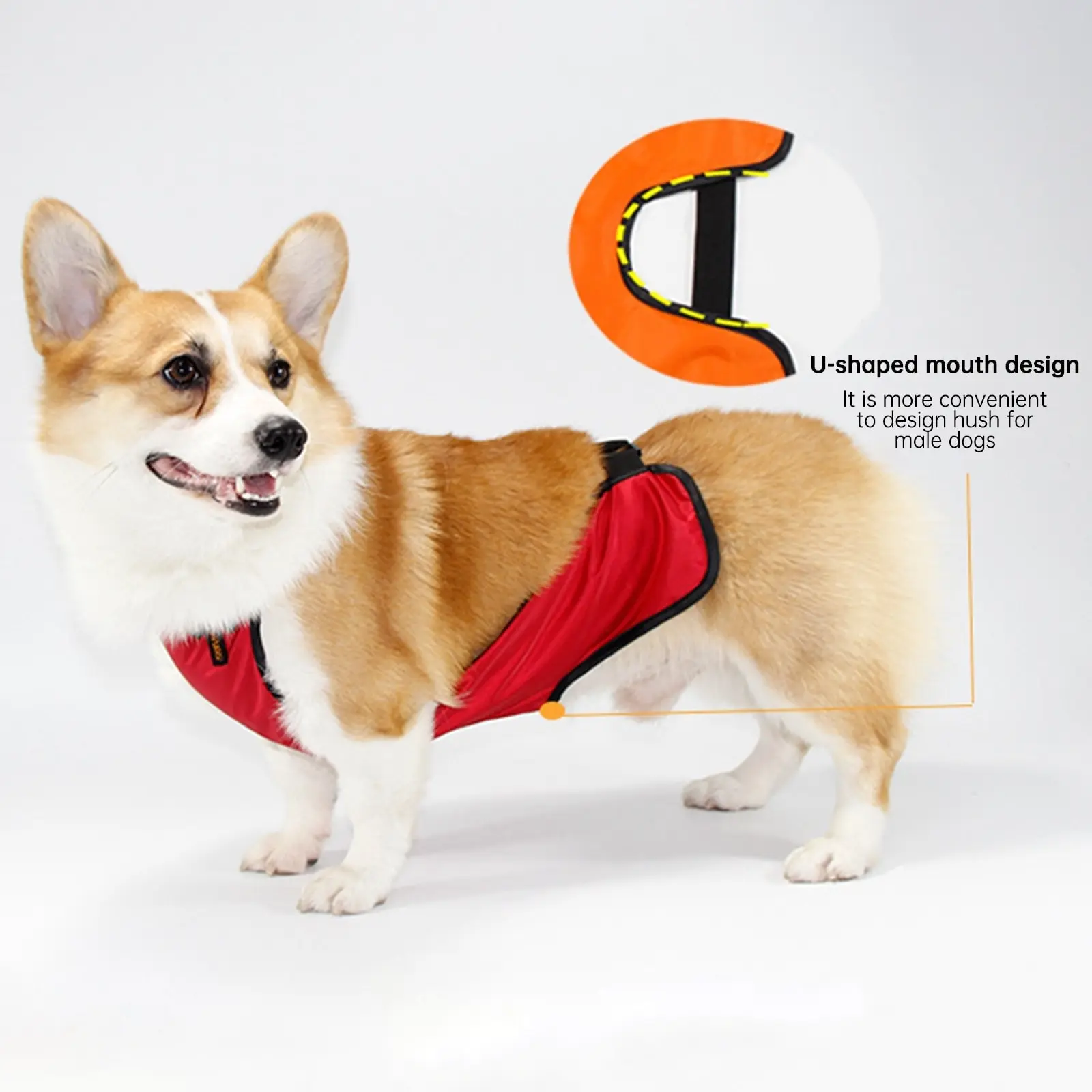 Proteja Corgi Burtica Șorț Impermeabil Câine de Companie Haine pentru Mic Picior Scurt Câini Animale de companie de Îmbrăcăminte Bulldog francez Pug Costum S-L