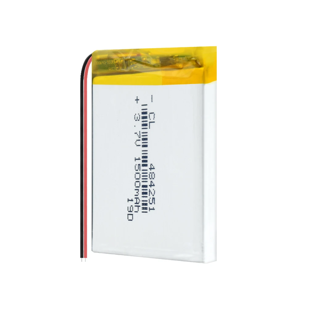 484251 1500 mah 3.7 V, Alimentare cu baterie de litiu litiu-polimer baterie Reîncărcabilă Pentru MP3 MP4 MP5 GPS PSP MIJLOCUL setul cu Cască Bluetooth