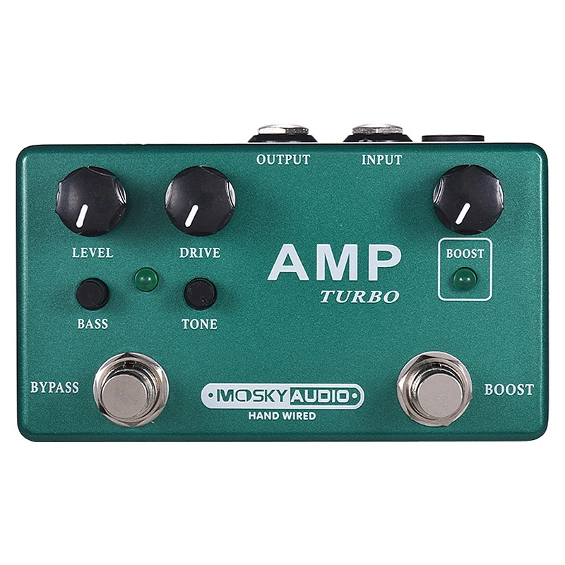 Mosky Amp Turbo Efect Chitara Pedale 2 In 1 Stimularea Overdrive Efecte True Bypass