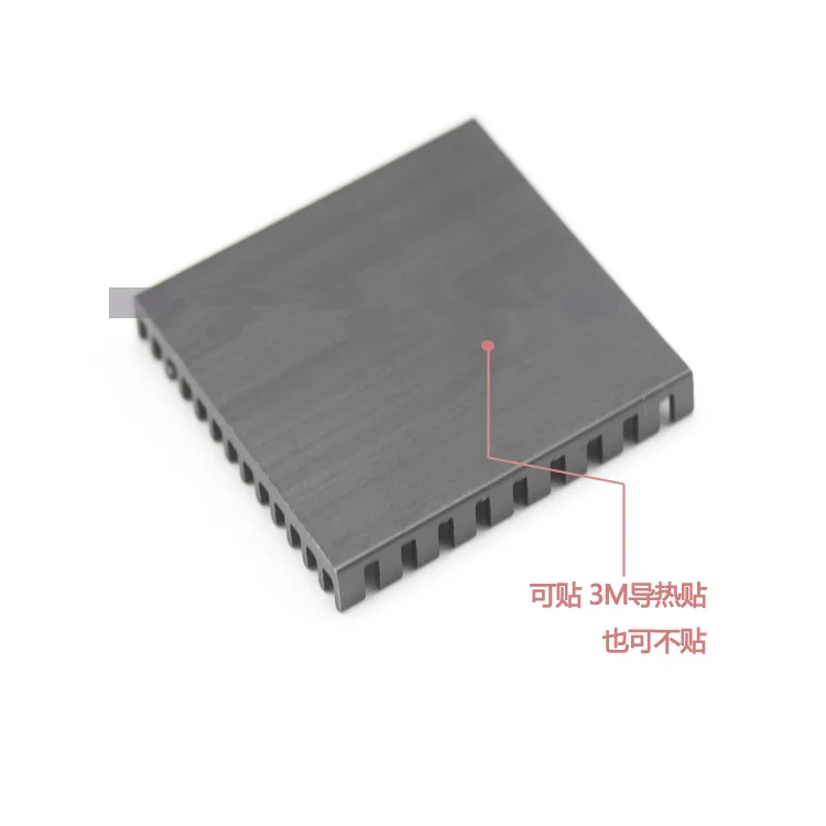 5pcs Ultra-subțire 40X40X5mm Negru Radiator de Aluminiu Podul chips-uri de Calculator de rutare / CPU 40*40*5mm Radiator Electronic de radiator