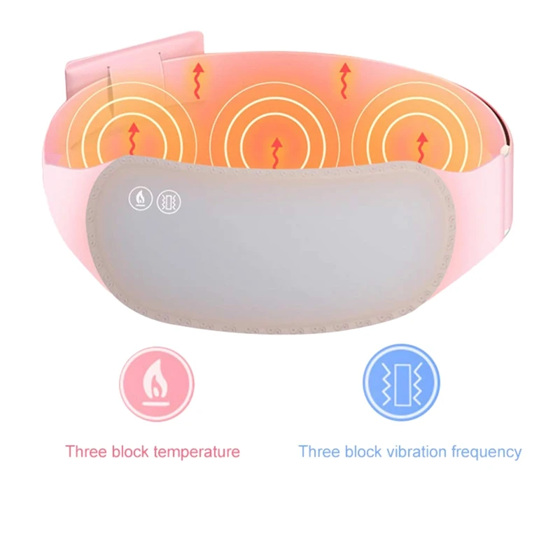Centura Încălzire Tampon De Încălzire Terapie Menstruale Crampe Relief Perioadă De Durere, Temperatură Reglabilă (Vibromasaj)