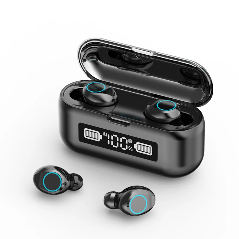 Căști fără Fir, Căști Bluetooth 5.0 TWS de Amprente Touch HD Stereo Wireless Căști de Anulare a Zgomotului de Gaming Headset