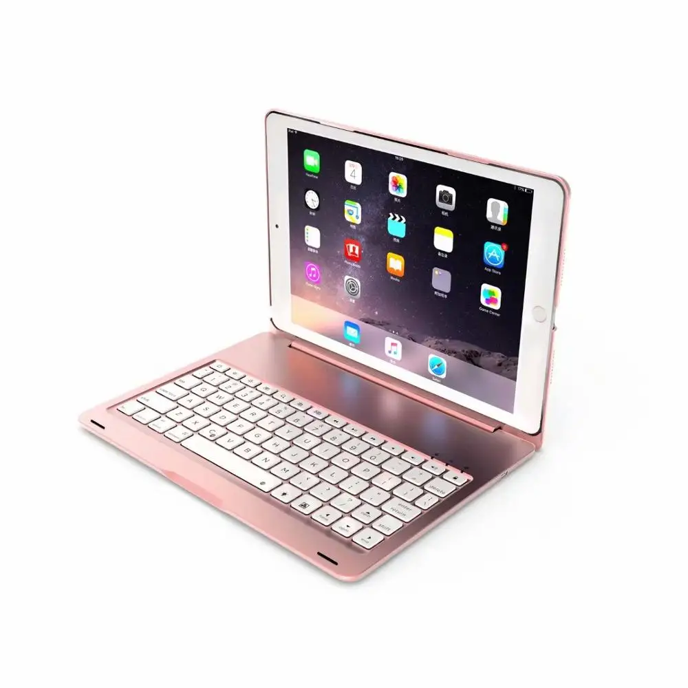 Lumina de fundal Pentru iPad 10.2 Wireless Bluetooth Caz de Tastatură Pentru iPad 10.2 inch 2019 Tableta Aliaj de Aluminiu Capacul suportului Capa Fundas