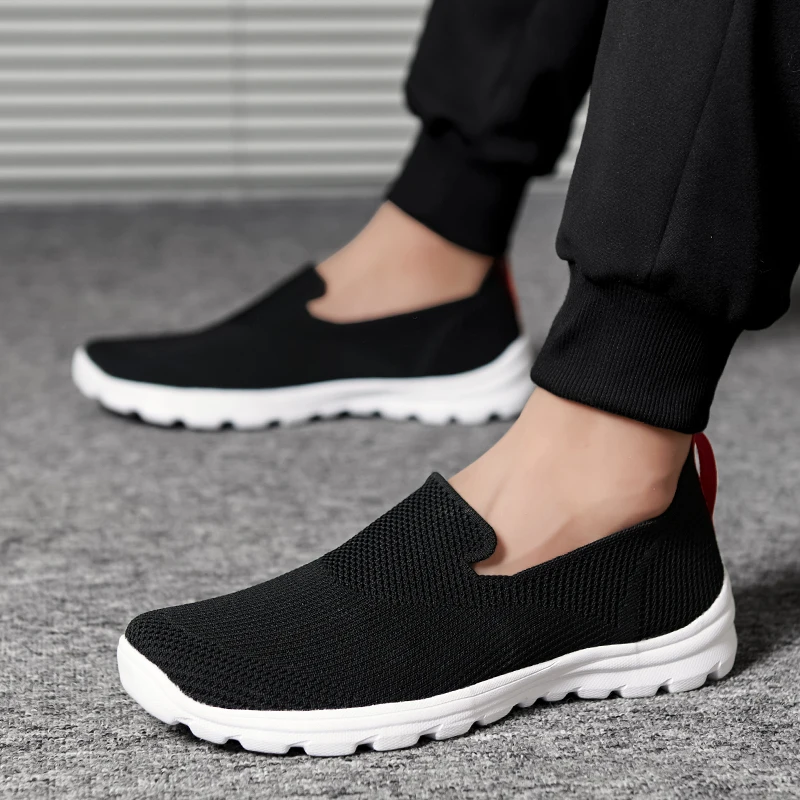 Nouă Bărbați Pantofi Ochiurilor De Plasă Casual, Ușor Respirabil Adidași Pentru Bărbați Slip-On Pantofi Comozi Pantofi Zapatillas Hombre Plus Dimensiune