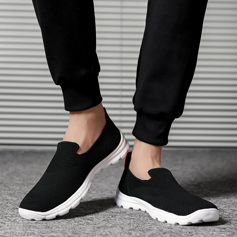Nouă Bărbați Pantofi Ochiurilor De Plasă Casual, Ușor Respirabil Adidași Pentru Bărbați Slip-On Pantofi Comozi Pantofi Zapatillas Hombre Plus Dimensiune