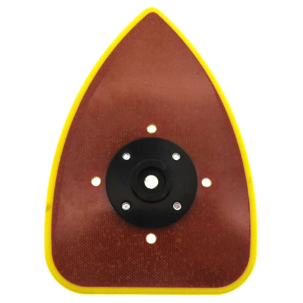 90*135MM Triunghi Roșu Șlefuire Tampon de Rezervă Cu Placă de Fier Slefuit Pad Suport Pentru Slefuire si Lustruire Scule electrice Accesorii