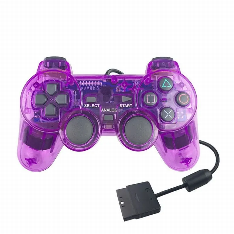 Gamepad cu fir Pentru Sony PS2 Controller Pentru Consola Playstation 2 Joystick Dublu la Vibrații și Șocuri Joypad cu Fir Controle