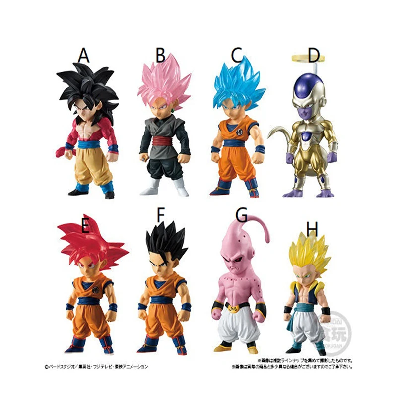 6cm BANDAI Dragon Ball ADVERGE SP2 ROS Gotenks Son Goku Majin Buu Acțiune PVC Modelul de Colectare de Jucării Figura Anime Jucării Pentru Copii