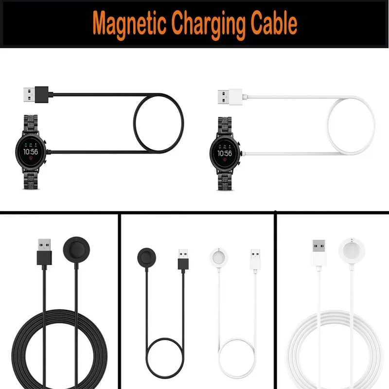 K Înaltă Calitate Ceas Inteligent Magnetic Mufă USB Cablu de Încărcare Înlocuire Pentru Fosili Gen 4/5/Misfit Vapori 2 Accesorii Inteligente