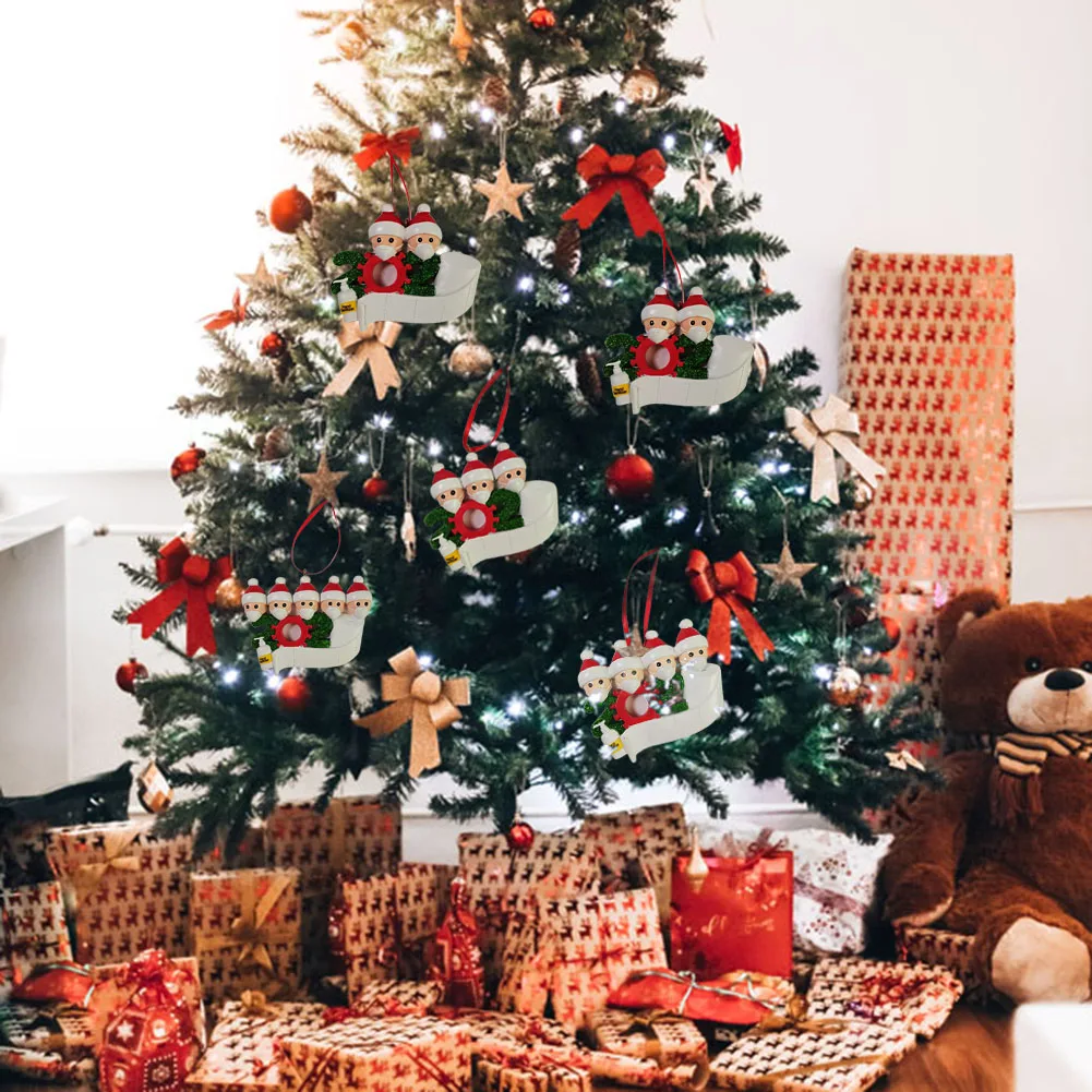 Crăciun Agățat Ornamente Fermecător Unic Rafinat Om De Zăpadă Familia Forma De Pandantive Banchet Petrecere Agățat Decor De Crăciun Consumabile