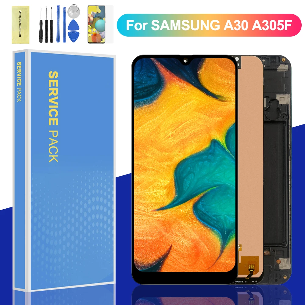 Pentru Samsung Galaxy A30 Display LCD Touch Ecran Digitizor de Asamblare Pentru Samsung Galaxy A30 A305/DS A305F A305FD A305A Ecran LCD