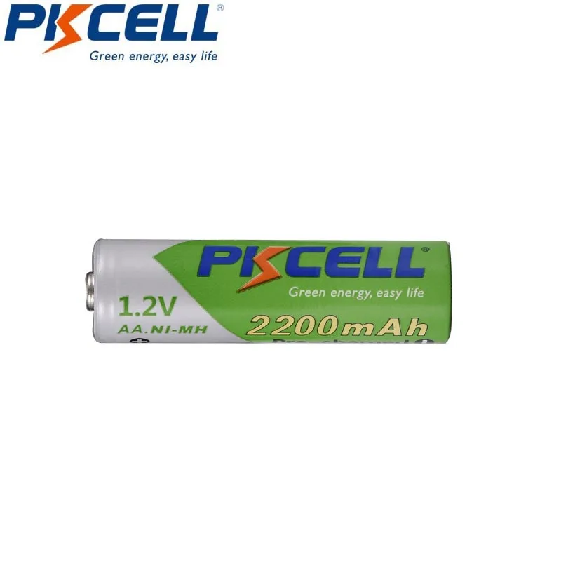 8Pcs/2card PKCELL 1.2 V AA baterie Reîncărcabilă Baterie de 2200 mah Ni-MH Low-Auto Evacuarea Baterie Baterii Baterias Bateria Pentru Camera