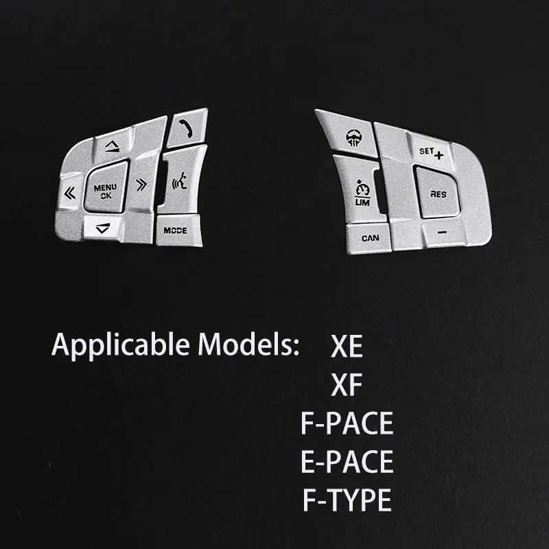 Pentru Jaguar XE XF F-RITMUL E-RITM F-TYPE Volan Buton Autocolante Multimedia Butonul Autocolante Accesorii Auto Internă 10 Set
