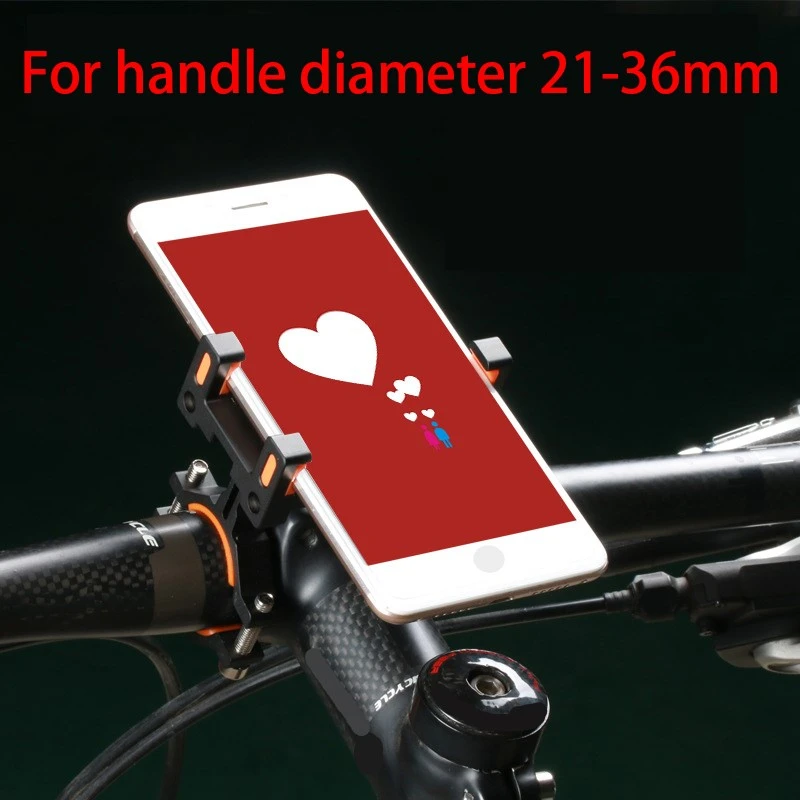 NOUA Bicicletă de 3,5-7 inch cu suport pentru telefon Suportul de Ghidon Clip rotativ Reglabil CNC Bicicleta Suport de Telefon Mobil Motocicleta