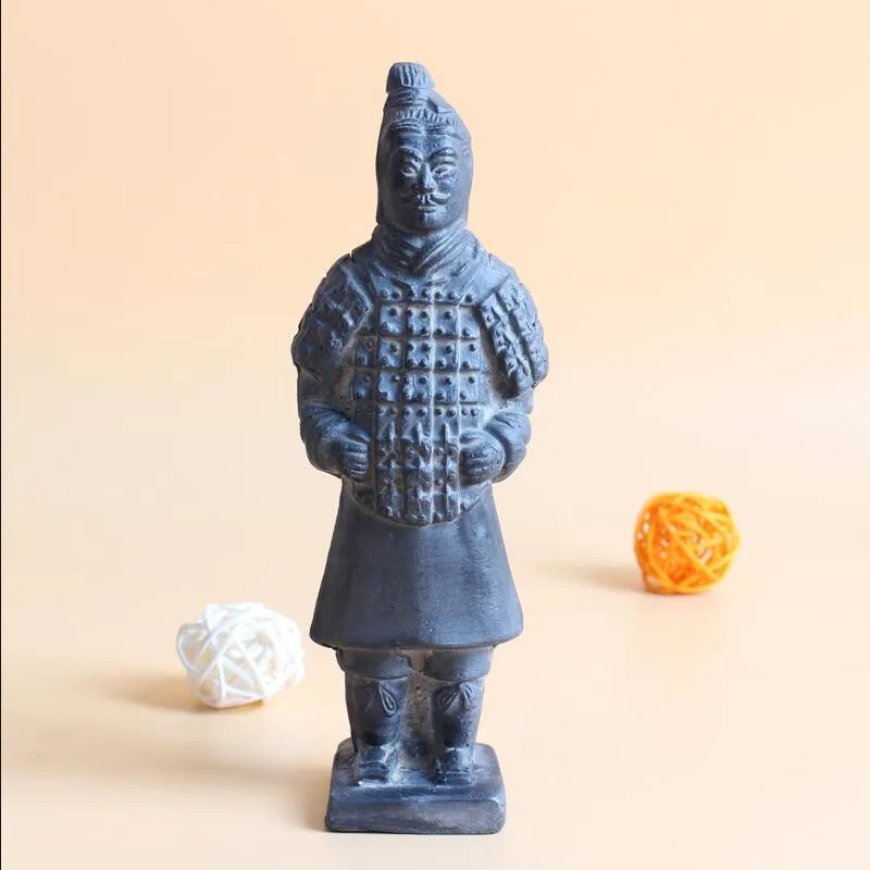 China Antic Armata De Teracota Soldat Sculptura Qin Dynasty Warriors Model De Artizanat Lucrate Manual Cadouri