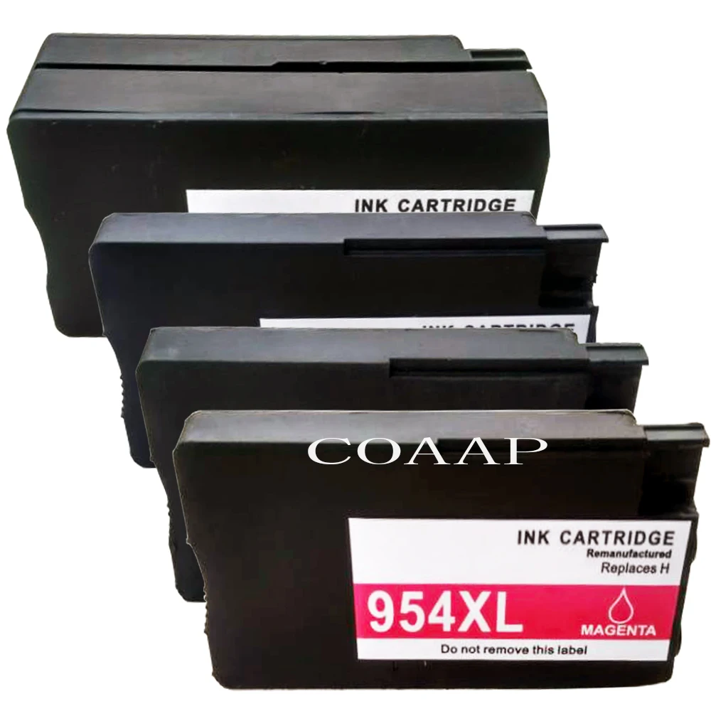 4 Compatibil 954 xl Refillable cartuș de cerneală pentru HP OfficeJet Pro 8730 7720 7740 8210 8710 8720 All-in-One Printer