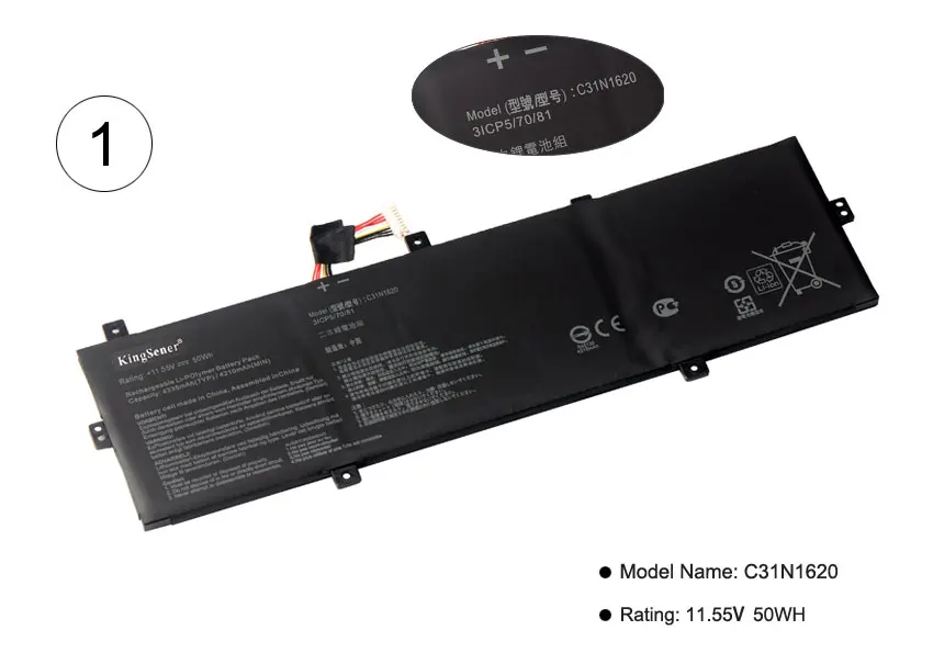 Kingsener C31N1620 Baterie Laptop pentru Asus ZenBook UX430 UX430UQ UX430UQ-GV015T PRO PU404 PU404UF 11.55 V 50WH