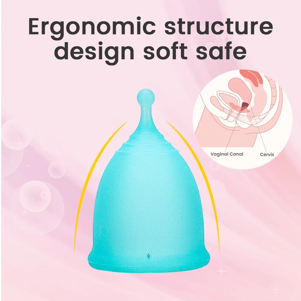 Igienă feminină Cupa Menstruala din Silicon Medical de Calitate Perioadei Cupa Copa Menstrual de Silicon Medical Reutilizabil Cupa Menstruala