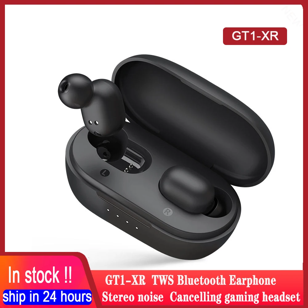 Haylou GT1 XR TWS Bluetooth 5.0 Cască Qualcomm aptX AAC Căști fără Fir, Căști de Anulare a Zgomotului cu Microfon,Redare 36H