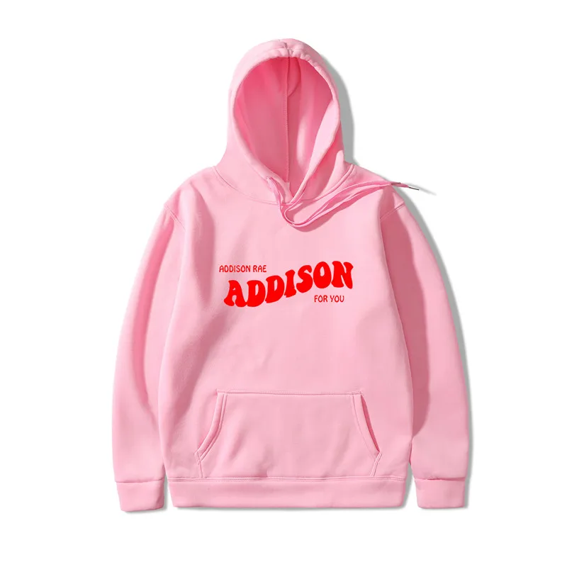 Addison Rae Hoodies Femei ADDISON PENTRU TINE Feței Cool Tricou Om Hanorac Hip Hop de Moda Streetwear Paltoane Sacouri Femei