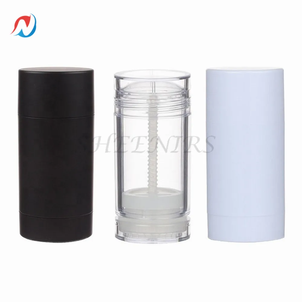 3pcs Gol 15 ml 30 ml 50 ml 75ml Rotunde Colorate Deodorant Recipient de Plastic jos CA-umplere Sticle de Cosmetice