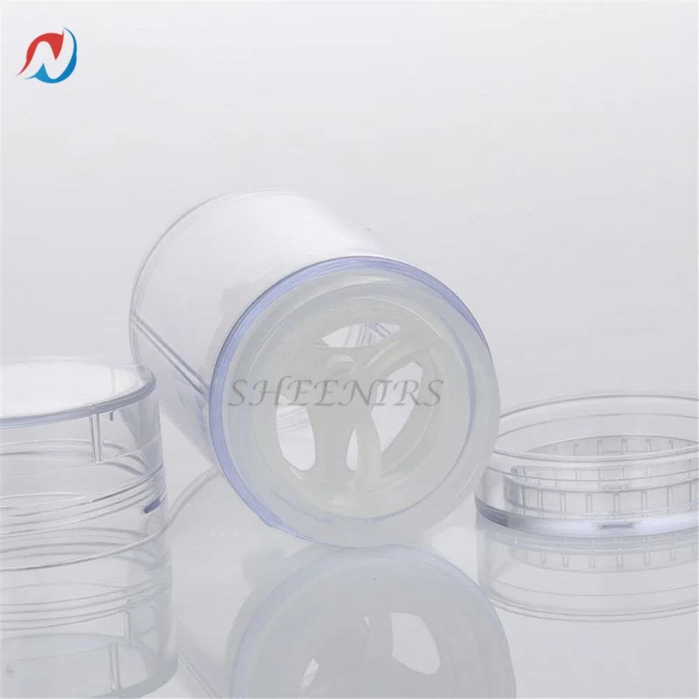 3pcs Gol 15 ml 30 ml 50 ml 75ml Rotunde Colorate Deodorant Recipient de Plastic jos CA-umplere Sticle de Cosmetice