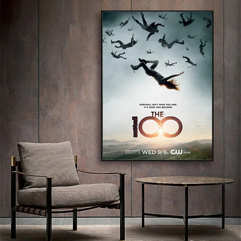 100 Sezonul de Seriale TV Show Film Canvas Postere si Printuri de arta de Perete tablouri Decorative Canvas Tablou Pentru Camera de zi Acasă
