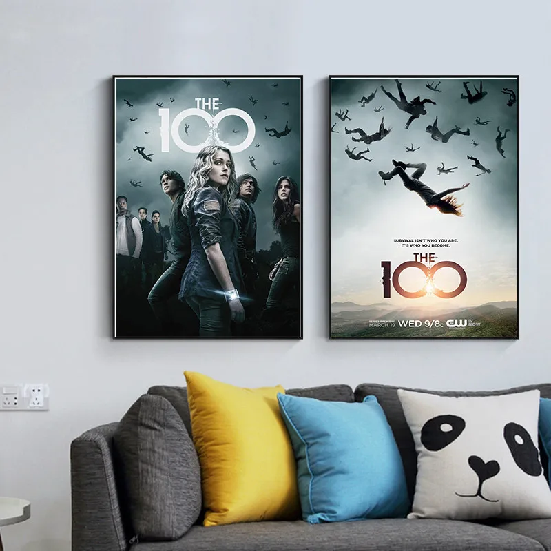 100 Sezonul de Seriale TV Show Film Canvas Postere si Printuri de arta de Perete tablouri Decorative Canvas Tablou Pentru Camera de zi Acasă