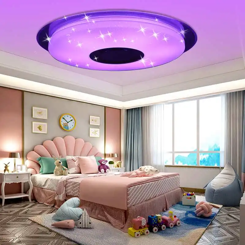 LED Lumini Plafon RGB Reglabile Telefon Inteligent APP de Control de la Distanță bluetooth Muzică Ușoară Bucatarie Dormitor Salon Modern Lampă de Plafon