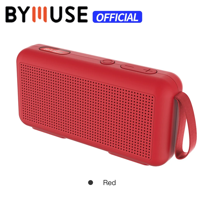 BYMUSE F0 Difuzor Portabil Bluetooth Wireless Coloana Mini Speaker Handsfree BT5.0 în aer liber, Coloana de Sunet de cutie cu Card TF FM