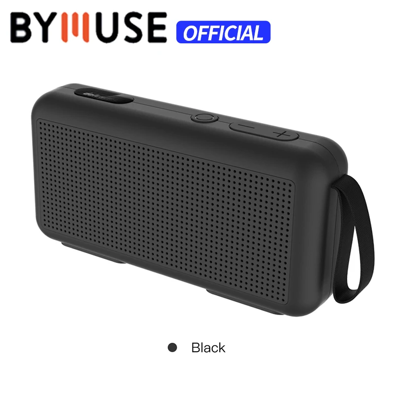 BYMUSE F0 Difuzor Portabil Bluetooth Wireless Coloana Mini Speaker Handsfree BT5.0 în aer liber, Coloana de Sunet de cutie cu Card TF FM