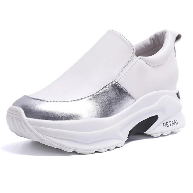 COVOYYAR 2019 Sequin Pantofi Casual Femei de Primavara Toamna Fund Moale Femei Adidași Aluneca Pe Platforma Pene de Pantofi de Călătorie WSN768