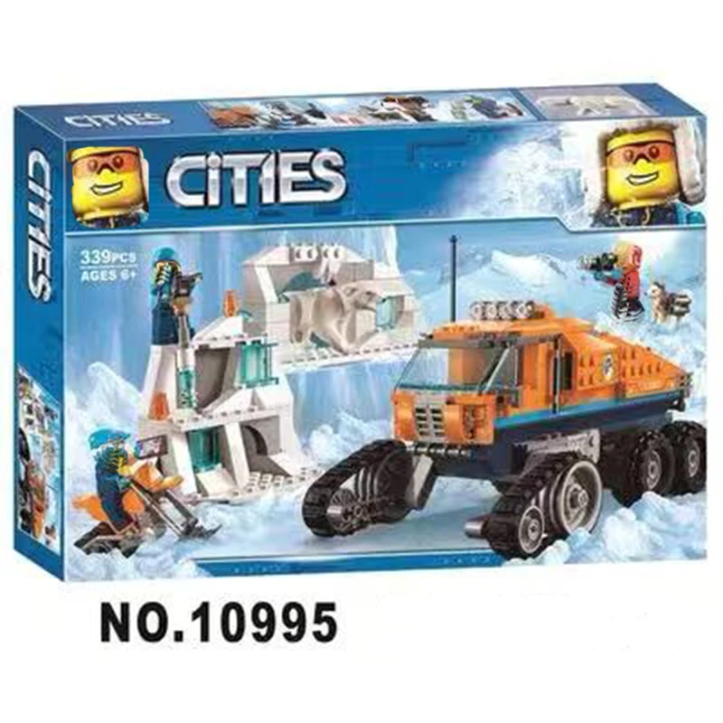 Hot City Set de Explorare Arctic Mobil de Bază Compatibile Cu Lepining City Model de Bloc Jucarii Copii Cadou de Formare IQ