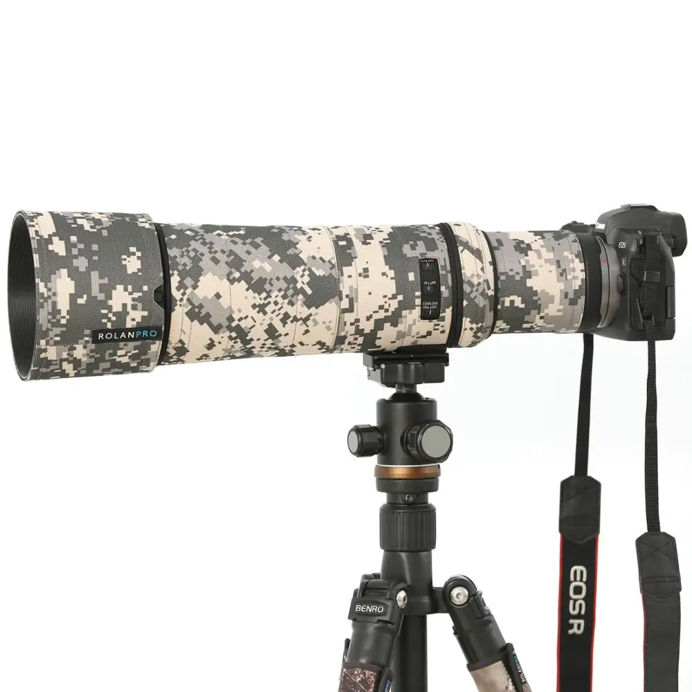 ROLANPRO Obiectiv Haina pentru Canon RF 800mm F11 ESTE STM Camuflaj husa de Ploaie Obiectiv Caz de Protecție Arme